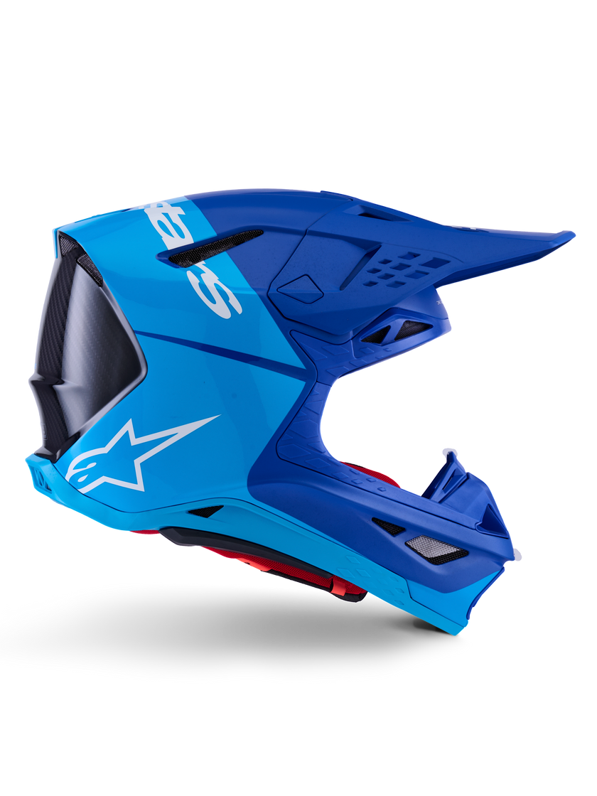 Casco Alpinestars Supertech M10 Flood MIPS® - Blue/Black Carbon