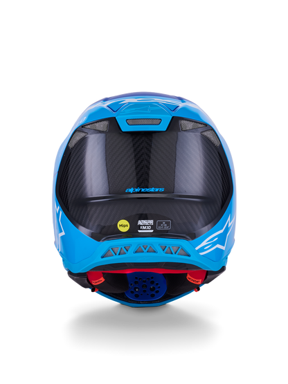 Casco Alpinestars Supertech M10 Flood MIPS® - Blue/Black Carbon
