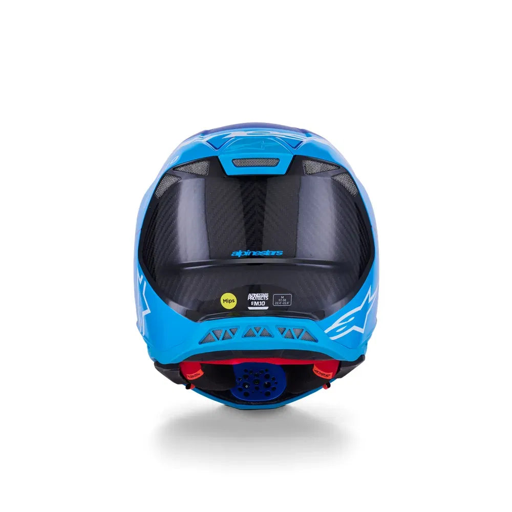 Casco Alpinestars Supertech M10 Flood MIPS® - Blue/Black Carbon