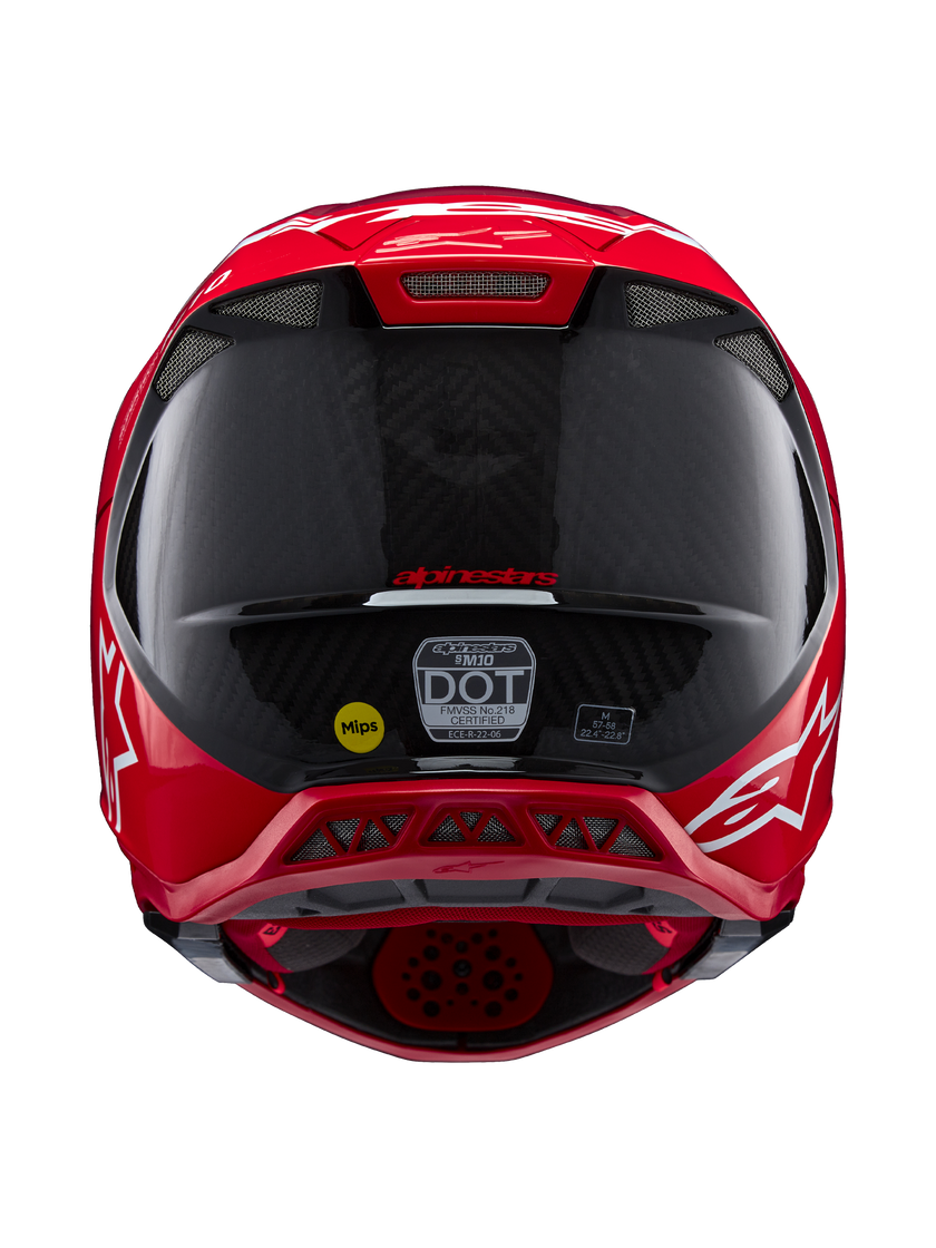 Casco Alpinestars Supertech M10 Flood MIPS - rojo