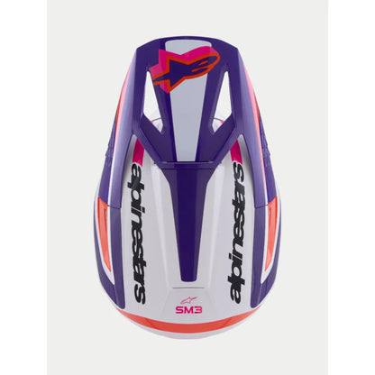 Casco Alpinestars SM3 Heat - Blanco/Púrpura/Rosa