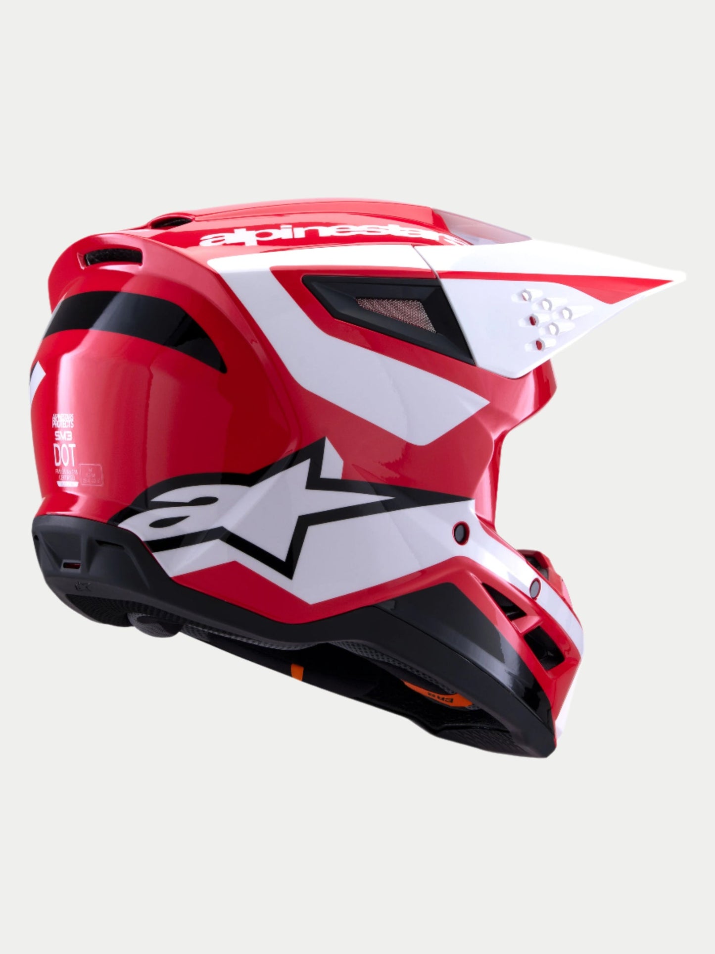 Casco Alpinestars SM3 Heat - Rojo/Blanco/Negro