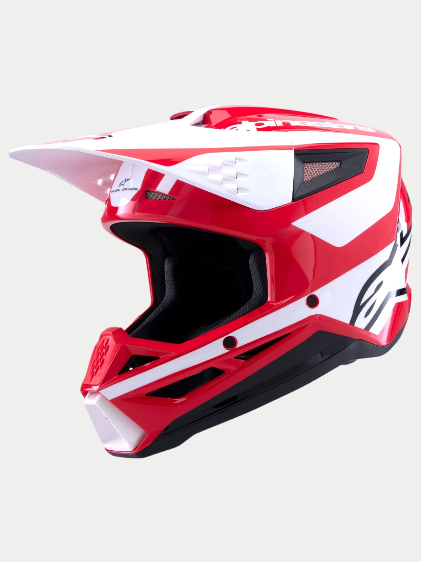 Casco Alpinestars SM3 Heat - Rojo/Blanco/Negro