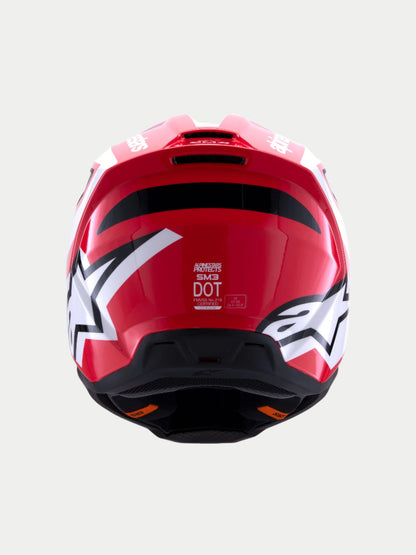 Casco Alpinestars SM3 Heat - Rojo/Blanco/Negro