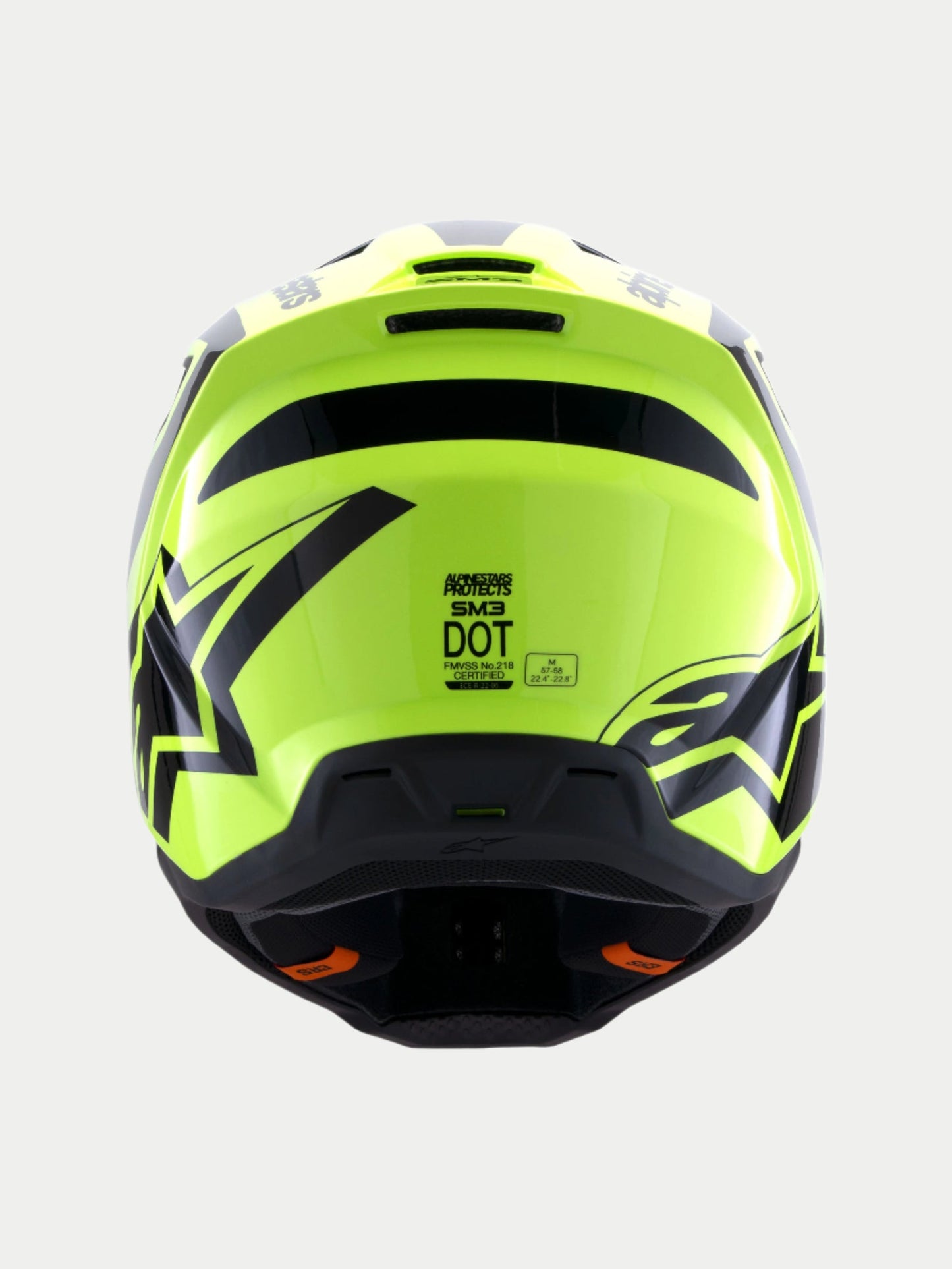 Casco SM3 Heat - Amarillo Fluo Brillo/Negro