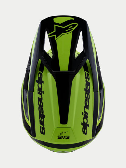 Casco SM3 Heat - Amarillo Fluo Brillo/Negro