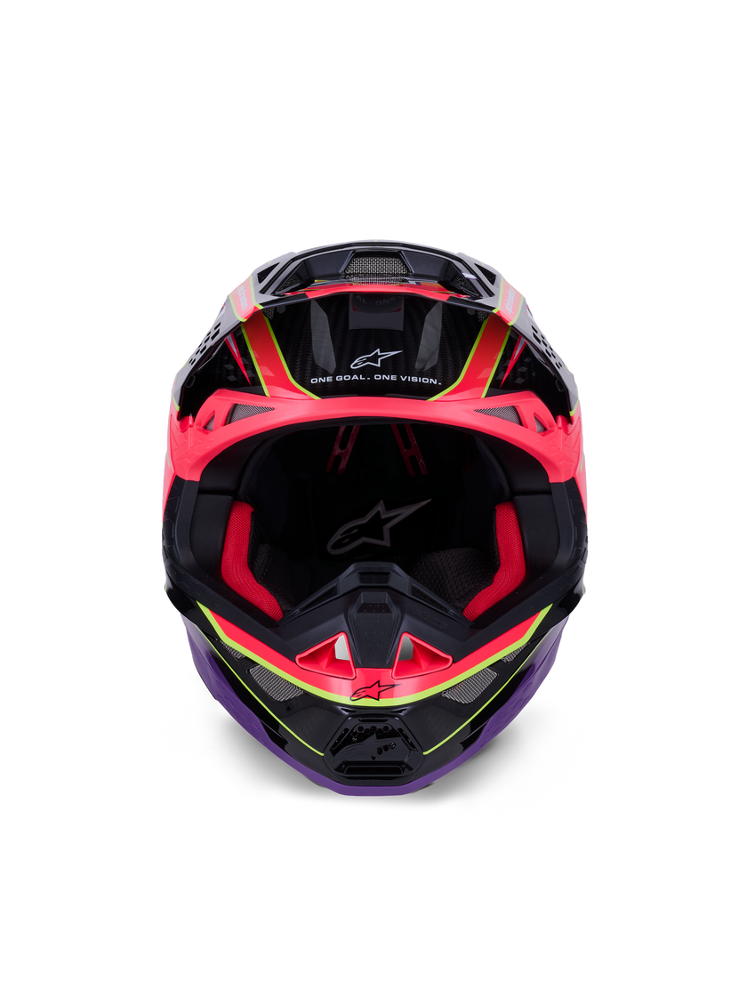 Casco Alpinestars Supertech M10 MIPS® Era - Gloss Pink/Violet/Yellow Fluo