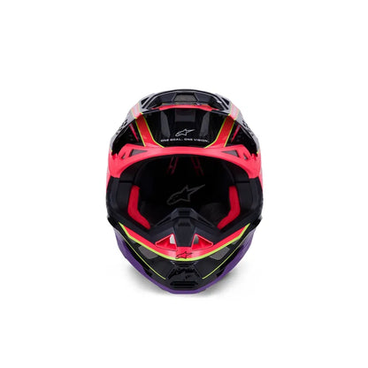 Casco Alpinestars Supertech M10 MIPS® Era - Gloss Pink/Violet/Yellow Fluo