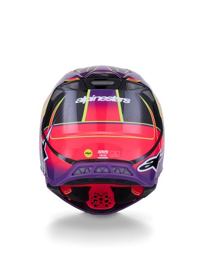 Casco Alpinestars Supertech M10 MIPS® Era - Gloss Pink/Violet/Yellow Fluo