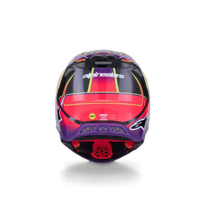 Casco Alpinestars Supertech M10 MIPS® Era - Gloss Pink/Violet/Yellow Fluo