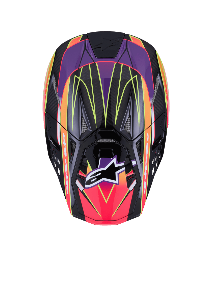 Casco Alpinestars Supertech M10 MIPS® Era - Gloss Pink/Violet/Yellow Fluo