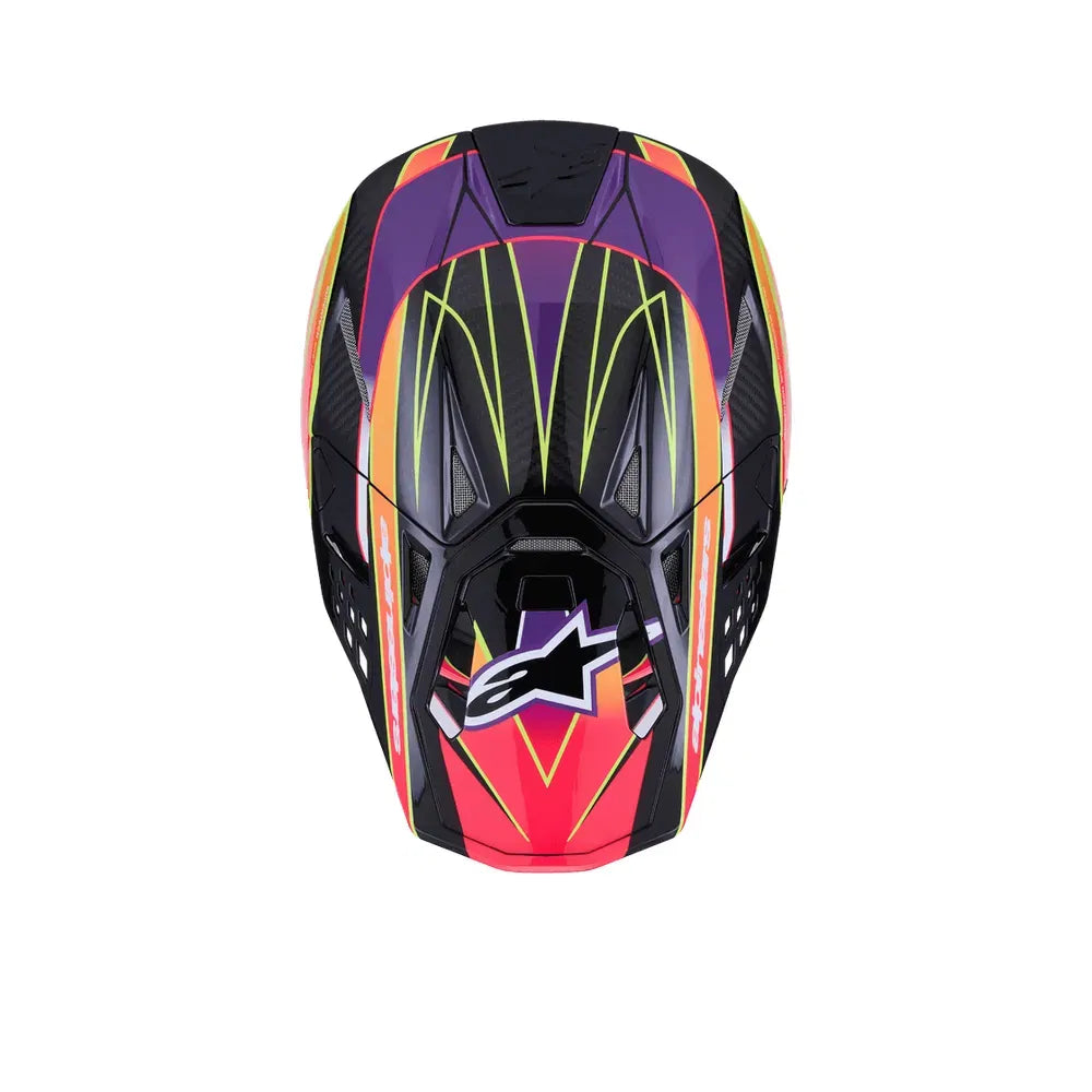 Casco Alpinestars Supertech M10 MIPS® Era - Gloss Pink/Violet/Yellow Fluo