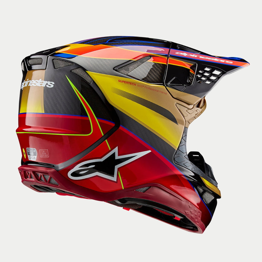 Casco Alpinetars Supertech M10 Era MIPS® - Gloss Gold/Yellow/Rio Red