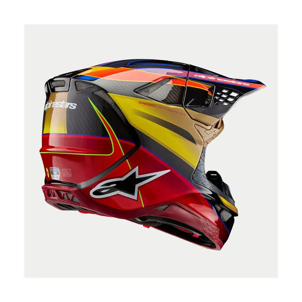 Casco Alpinetars Supertech M10 Era MIPS® - Gloss Gold/Yellow/Rio Red