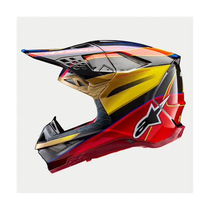 Casco Alpinetars Supertech M10 Era MIPS® - Gloss Gold/Yellow/Rio Red