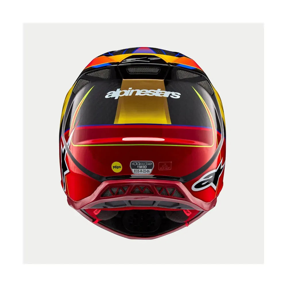 Casco Alpinetars Supertech M10 Era MIPS® - Gloss Gold/Yellow/Rio Red