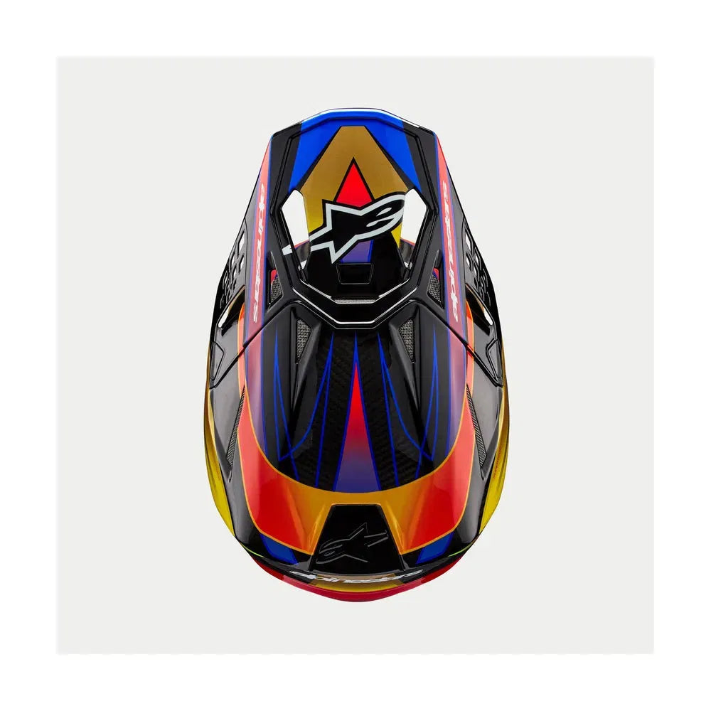 Casco Alpinetars Supertech M10 Era MIPS® - Gloss Gold/Yellow/Rio Red