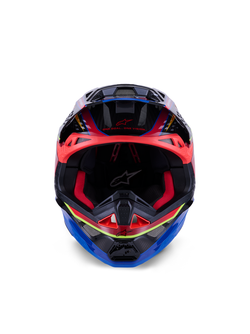 Casco Alpinestars Supertech M10 MIPS® Era - Gloss Blue/Red/Yellow Fluo