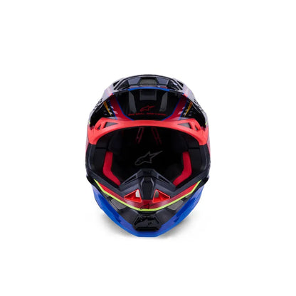 Casco Alpinestars Supertech M10 MIPS Era - Gloss Blue/Red/Yellow Fluo