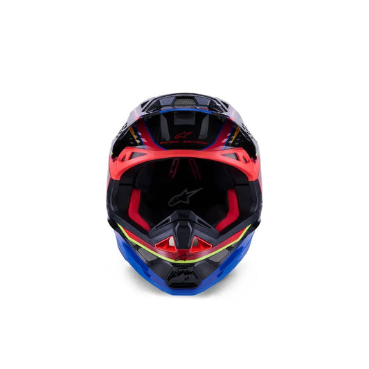 Casco Alpinestars Supertech M10 MIPS Era - Gloss Blue/Red/Yellow Fluo