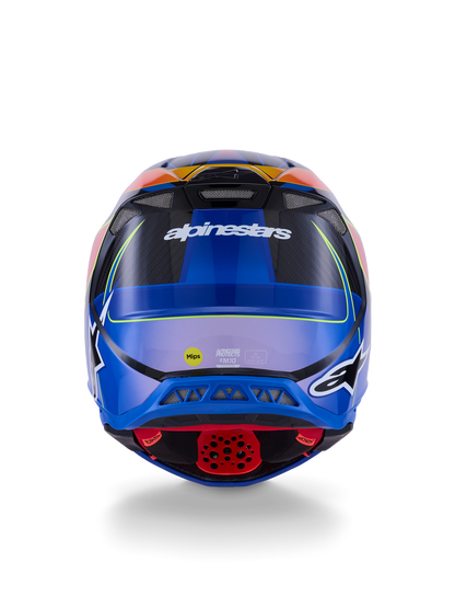 Casco Alpinestars Supertech M10 MIPS® Era - Gloss Blue/Red/Yellow Fluo