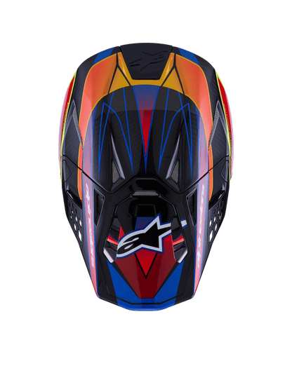 Casco Alpinestars Supertech M10 MIPS® Era - Gloss Blue/Red/Yellow Fluo