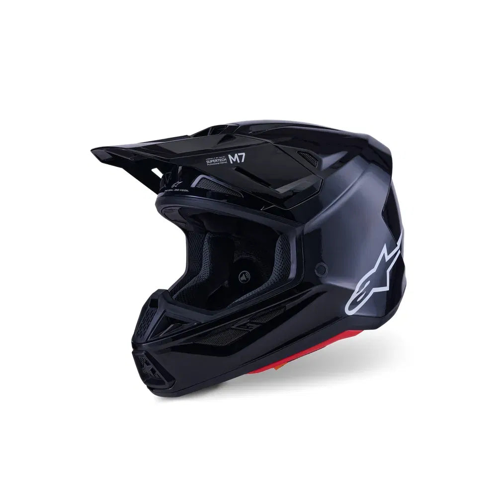 Casco Alpinestars SM7 Solid - Gloss Black