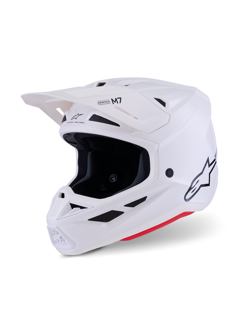 Casco Alpinestars SM7 Solid - Gloss White