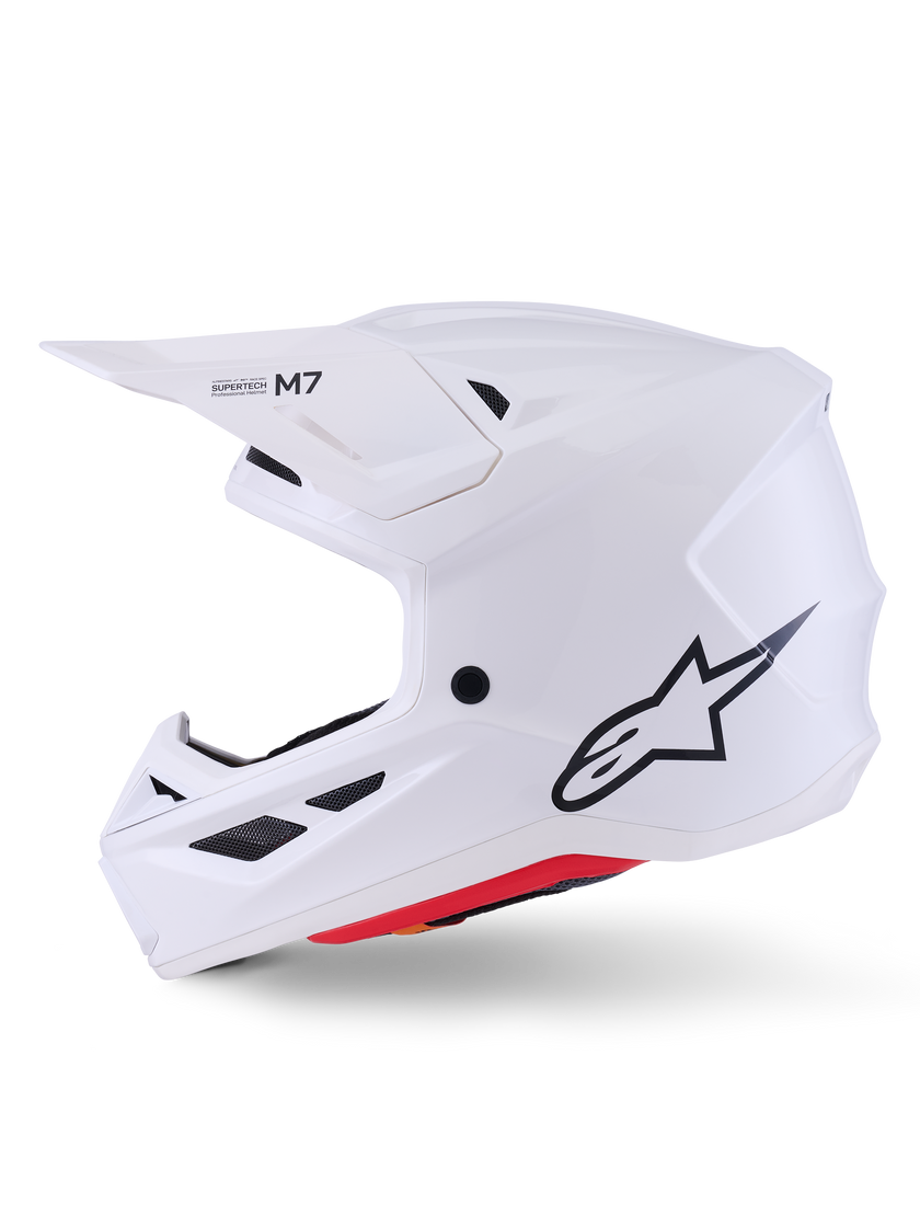 Casco Alpinestars SM7 Solid - Gloss White
