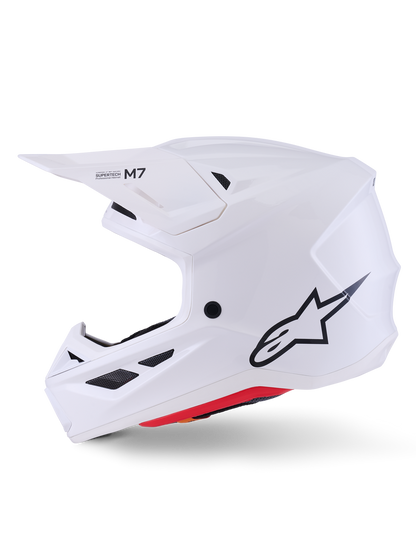 Casco Alpinestars SM7 Solid - Gloss White