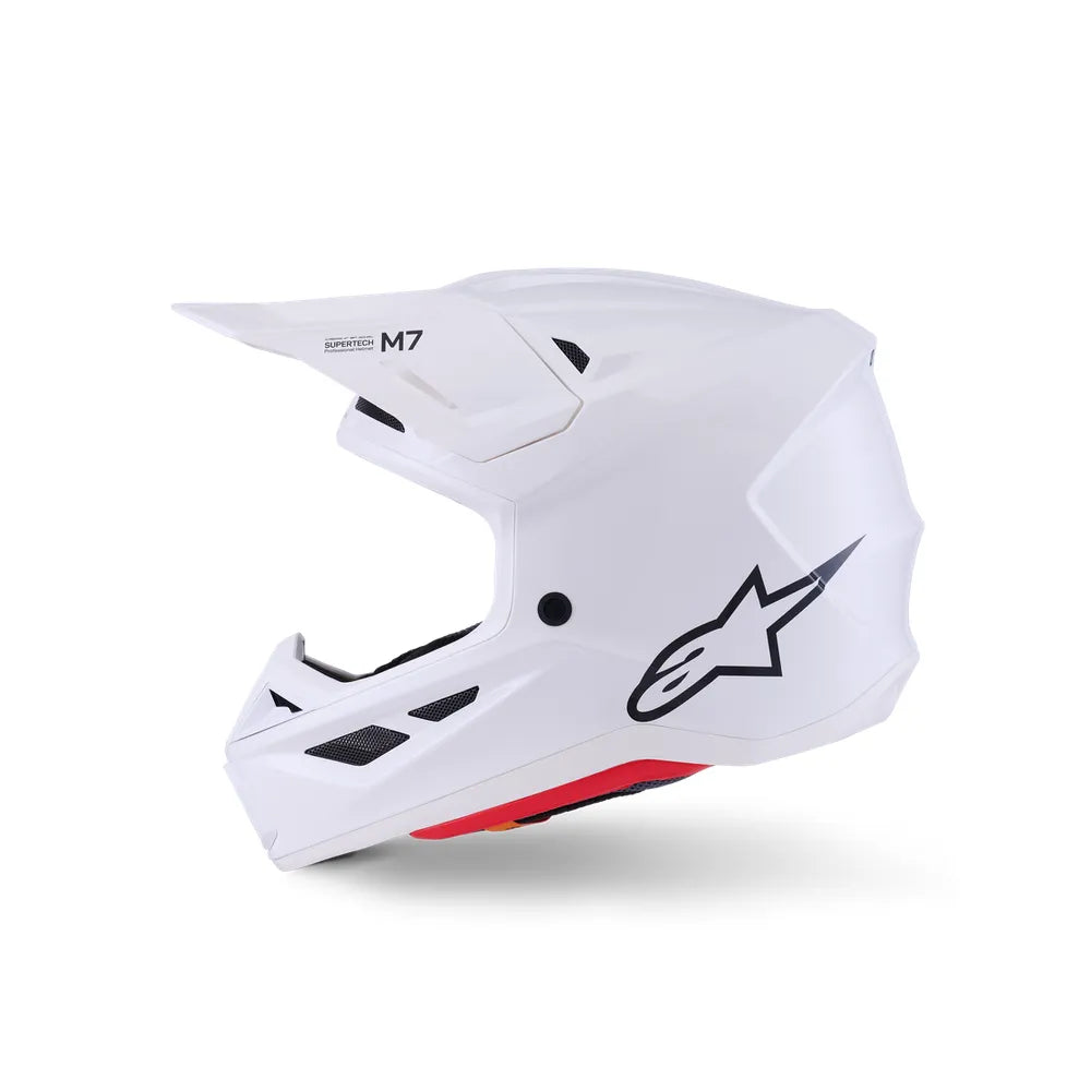 Casco Alpinestars SM7 Solid - Gloss White