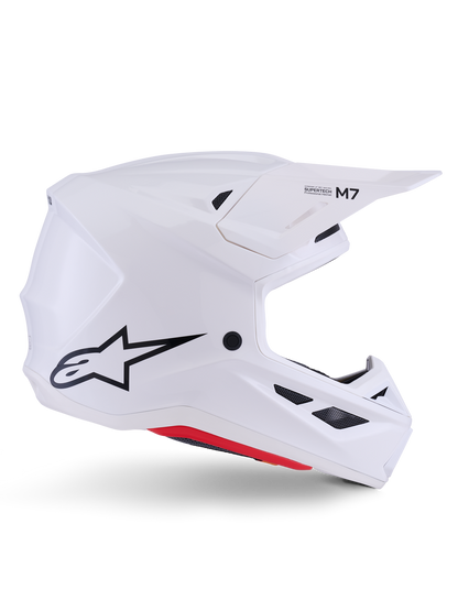 Casco Alpinestars SM7 Solid - Gloss White