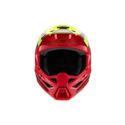 Casco para niño Alpinestars SM3 Helmet Fray - Gloss Red/Yellow Fluo/Black