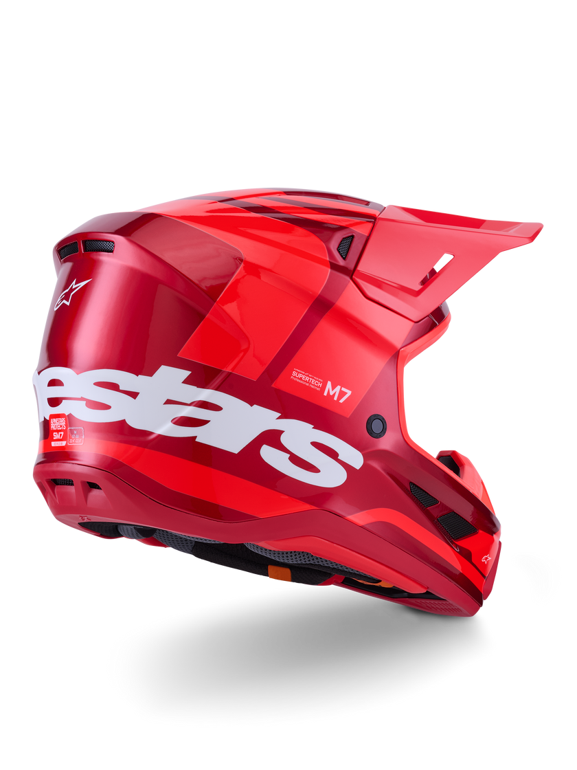 Casco Alpinestars SM7 Core - Gloss Red