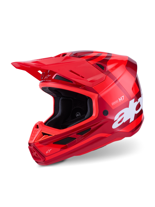 Casco Alpinestars SM7 Core - Gloss Red