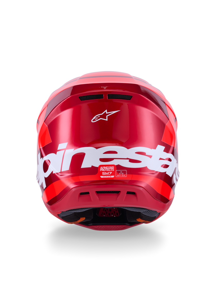 Casco Alpinestars SM7 Core - Gloss Red