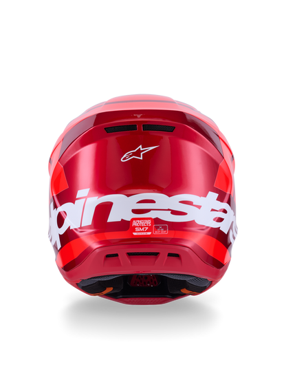 Casco Alpinestars SM7 Core - Gloss Red
