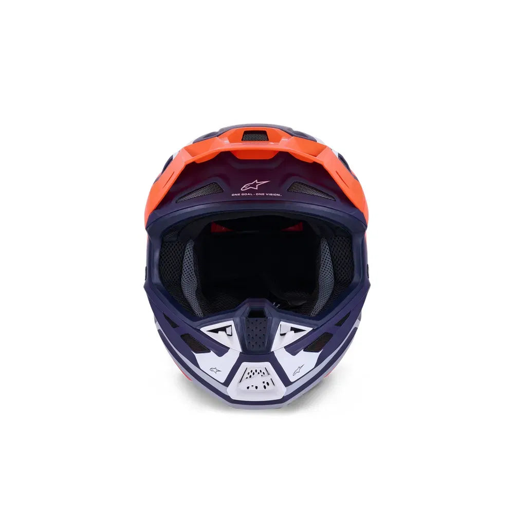 Casco Alpinestars SM7 Core - Matte Orange/Blue