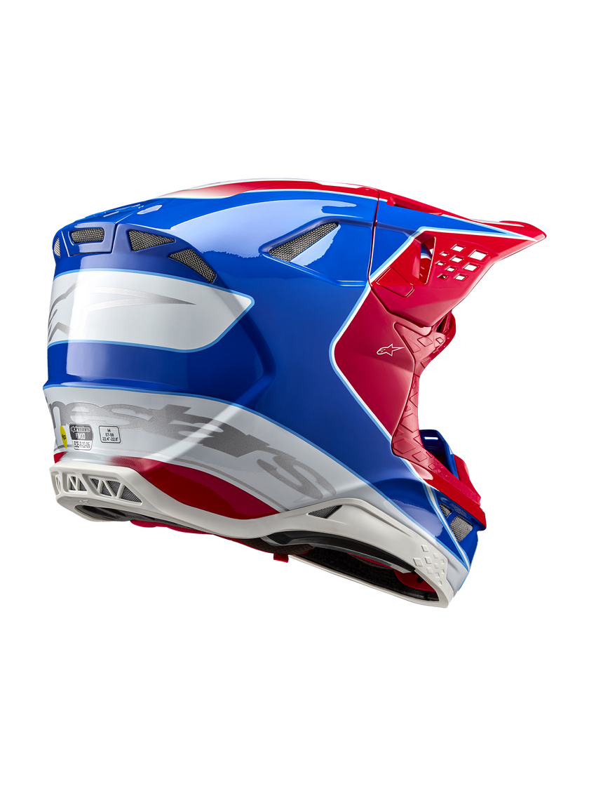 Casco Alpinestars Supertech M10 Aeon MIPS® - Gloss Bright Red/Blue