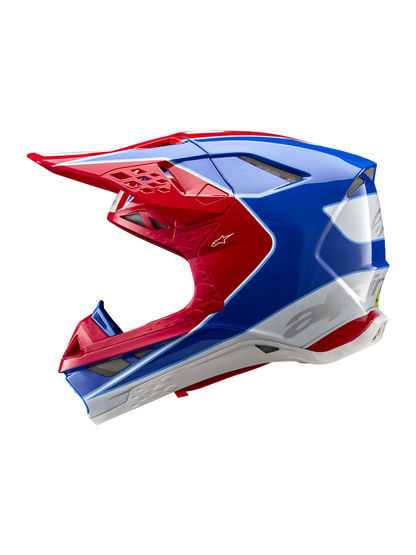 Casco Alpinestars Supertech M10 Aeon MIPS® - Gloss Bright Red/Blue
