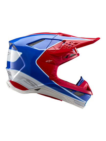Casco Alpinestars Supertech M10 Aeon MIPS® - Gloss Bright Red/Blue