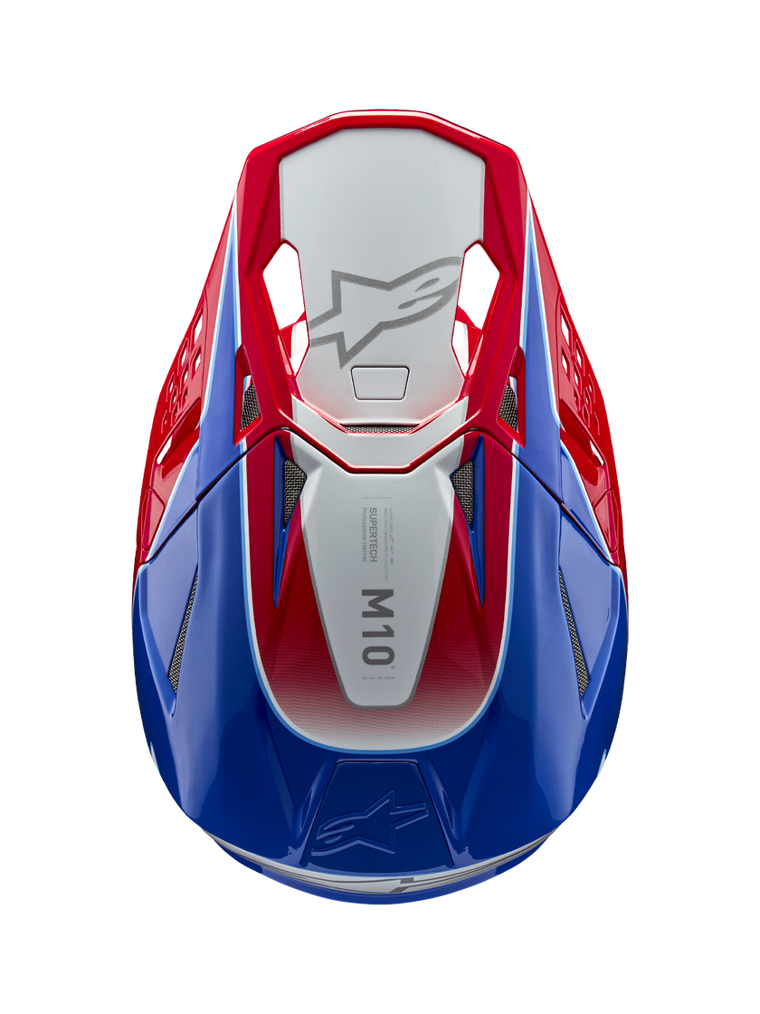 Casco Alpinestars Supertech M10 Aeon MIPS® - Gloss Bright Red/Blue