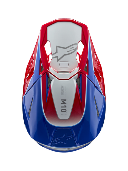 Casco Alpinestars Supertech M10 Aeon MIPS® - Gloss Bright Red/Blue