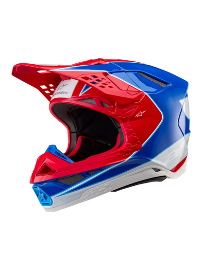 Casco Alpinestars Supertech M10 Aeon MIPS® - Gloss Bright Red/Blue
