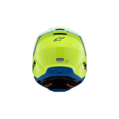 Casco para niño Alpinestars SM3 Radium - Gloss Yellow Fluo/Black/Blue