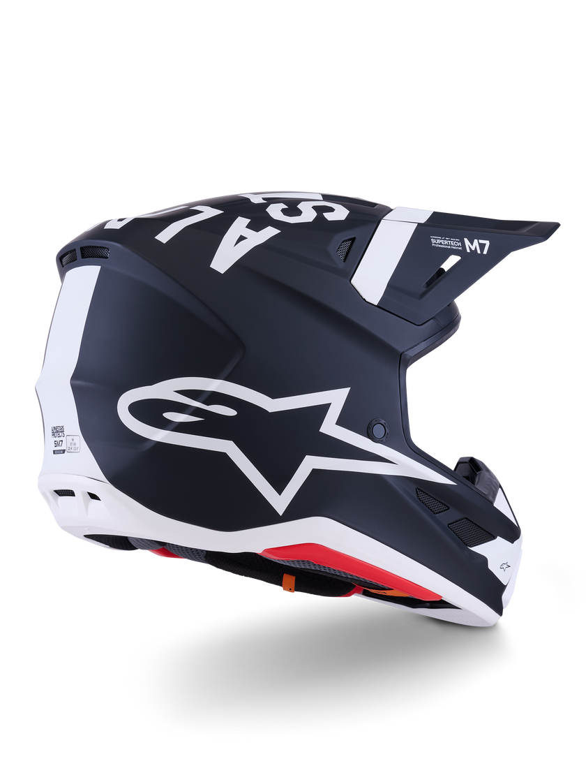 Casco Alpinestars SM7 Dasher - Matte Black/White