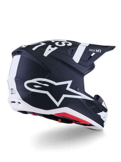 Casco Alpinestars SM7 Dasher - Matte Black/White