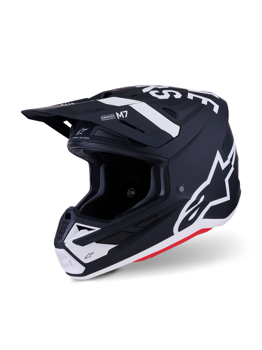 Casco Alpinestars SM7 Dasher - Matte Black/White