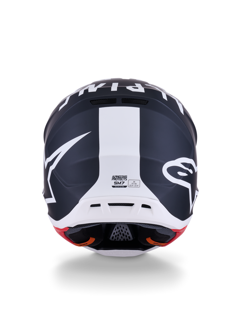 Casco Alpinestars SM7 Dasher - Matte Black/White