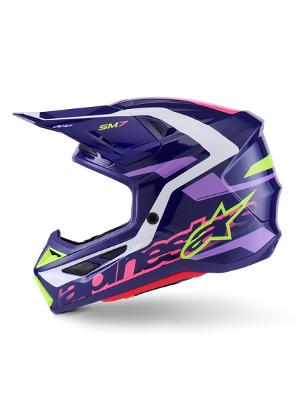 Casco Alpinestars SM7 Deed - Gloss Purple/Pink